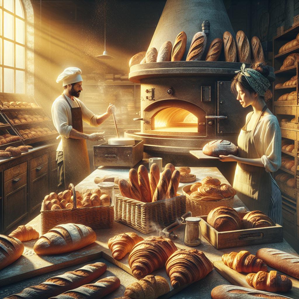 Fresh bakery revival scene.
