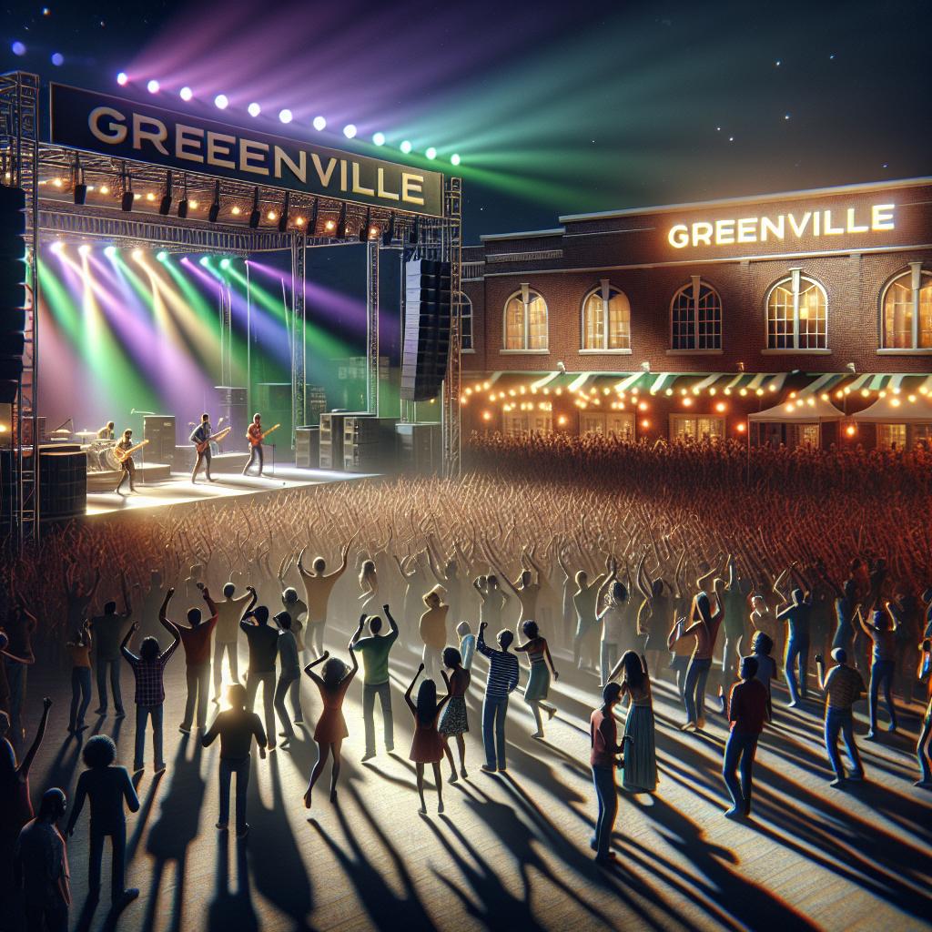 Greenville concert celebration scene
