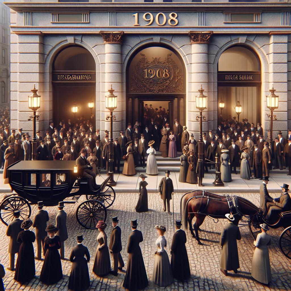 1908 Bank Grand Opening