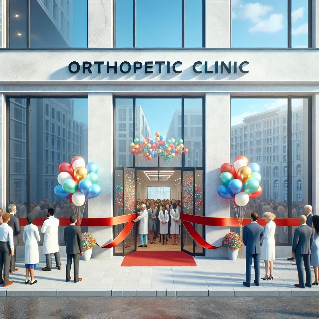 "Orthopedic clinic grand opening"