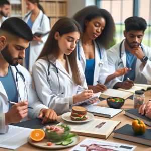 Medical students practicing lifestyle medicine
