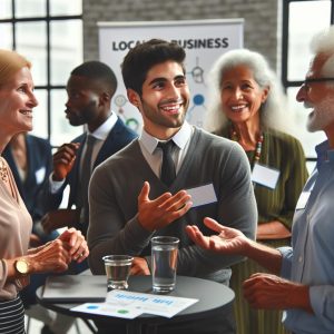 Local business networking event.