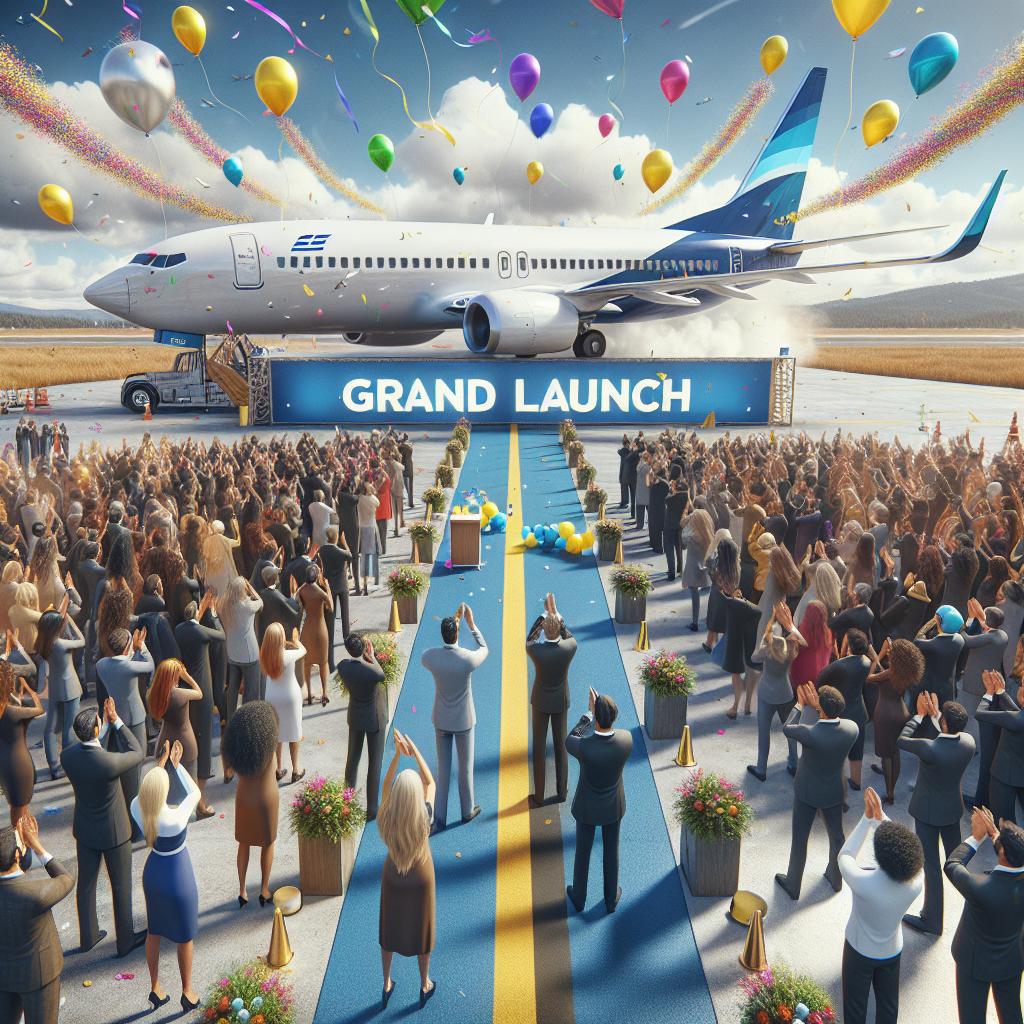 Avelo Airlines launch celebration.
