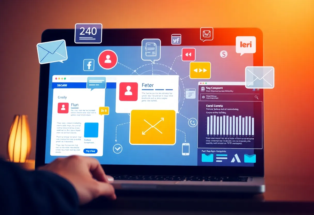 Illustration of personalized digital marketing strategies