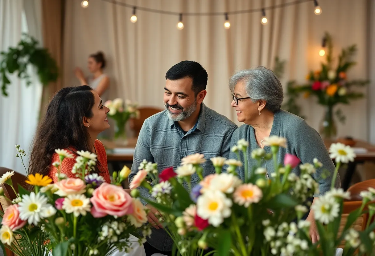 Floral tribute for Martha Ann Edwards West