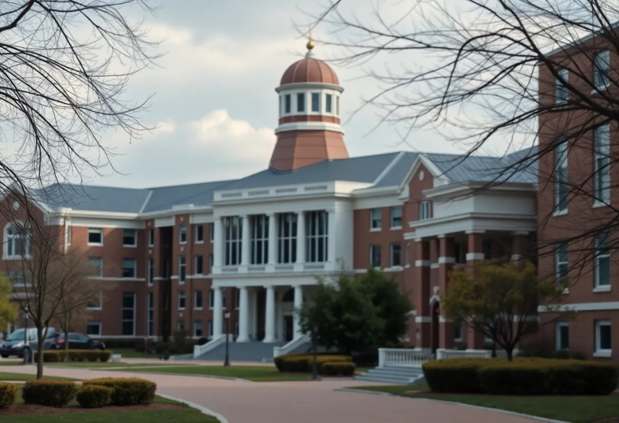 Campus of Bob Jones University with concern over recent events