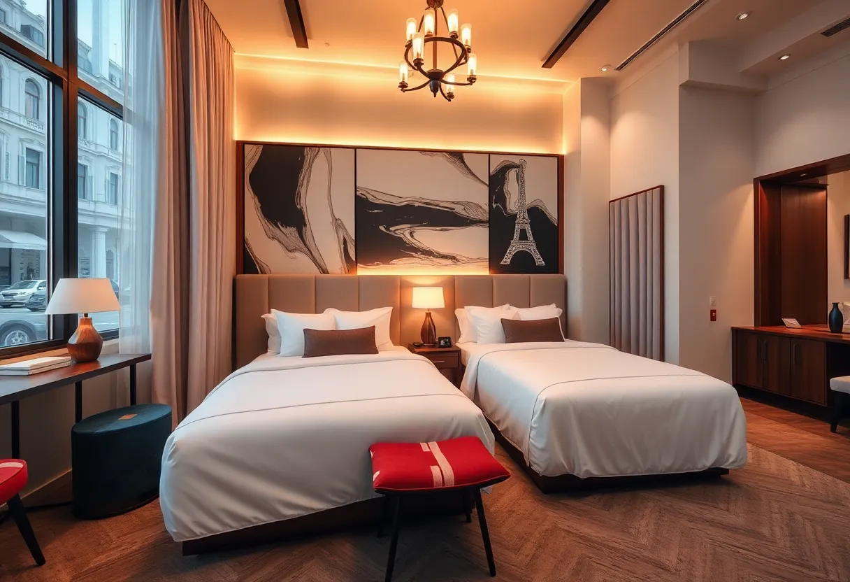 Concept design of M. Heller hotel in Greenville