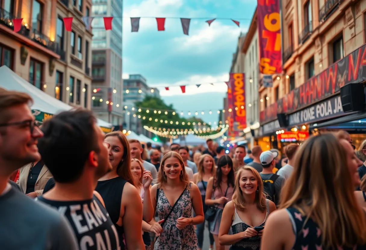 People enjoying various events in Greenville