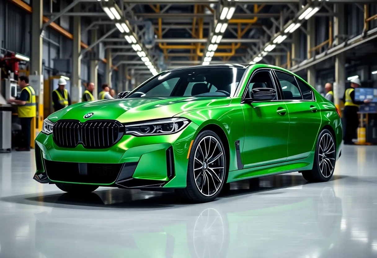 BMW ALPINA XB7 displayed at Spartanburg Manufacturing Plant