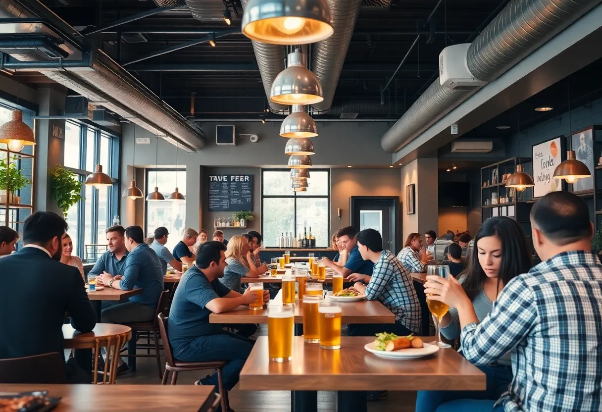 Bohemian Bull Restaurant Interior