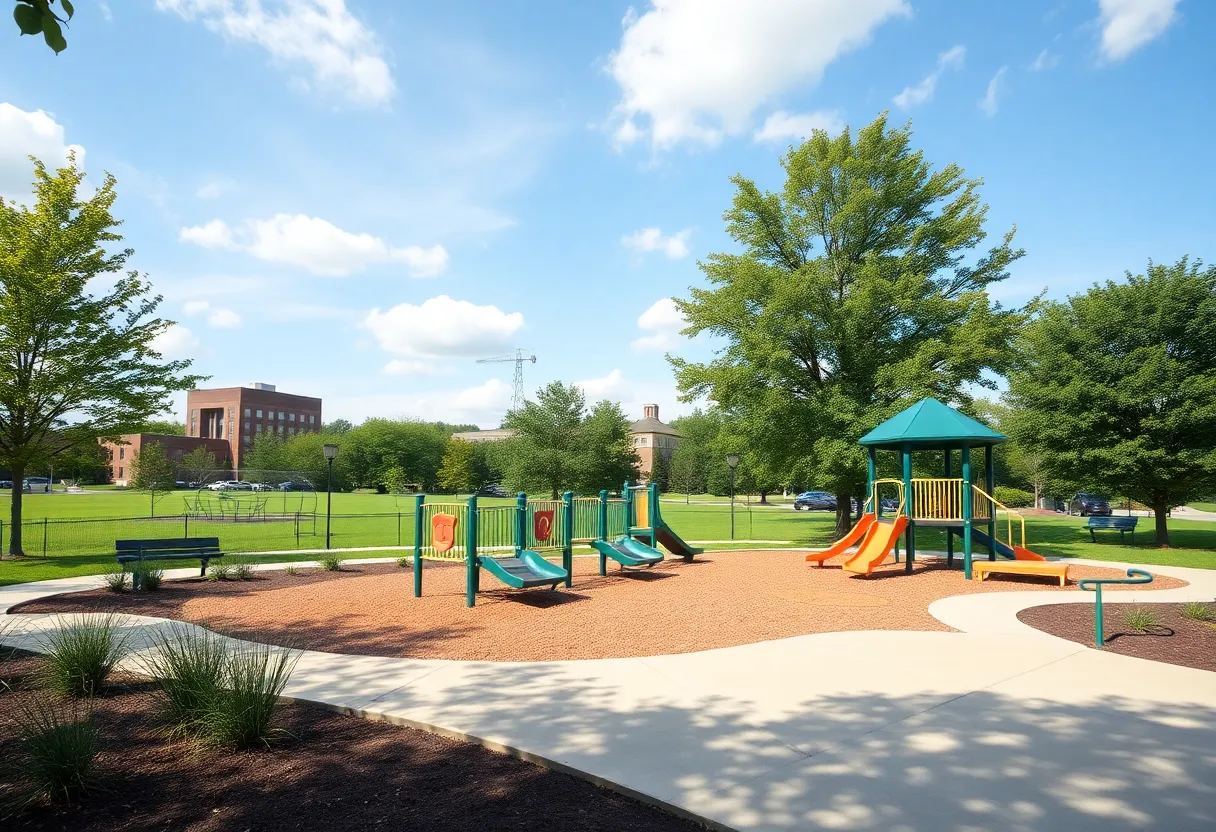 New inclusive playground at Cleveland Park in Greenville