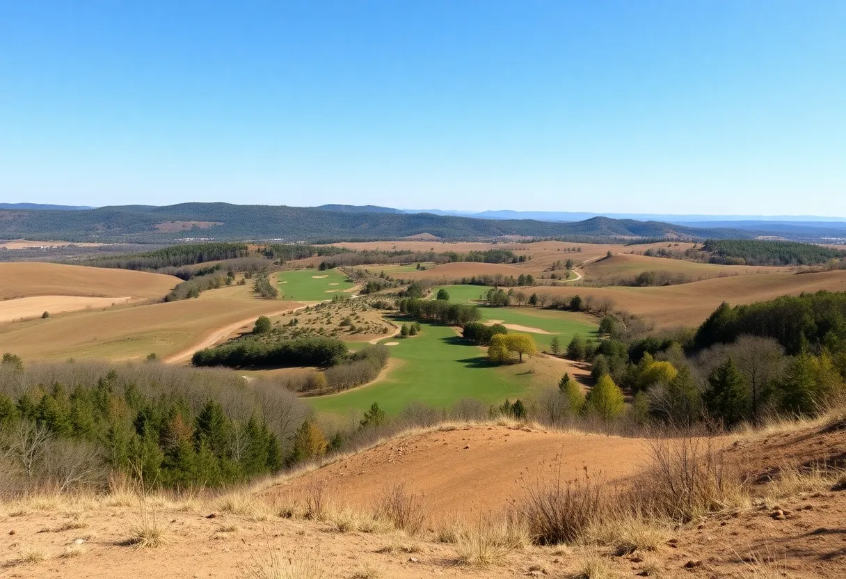 Development site for Kawonu Golf Club in Greenville County