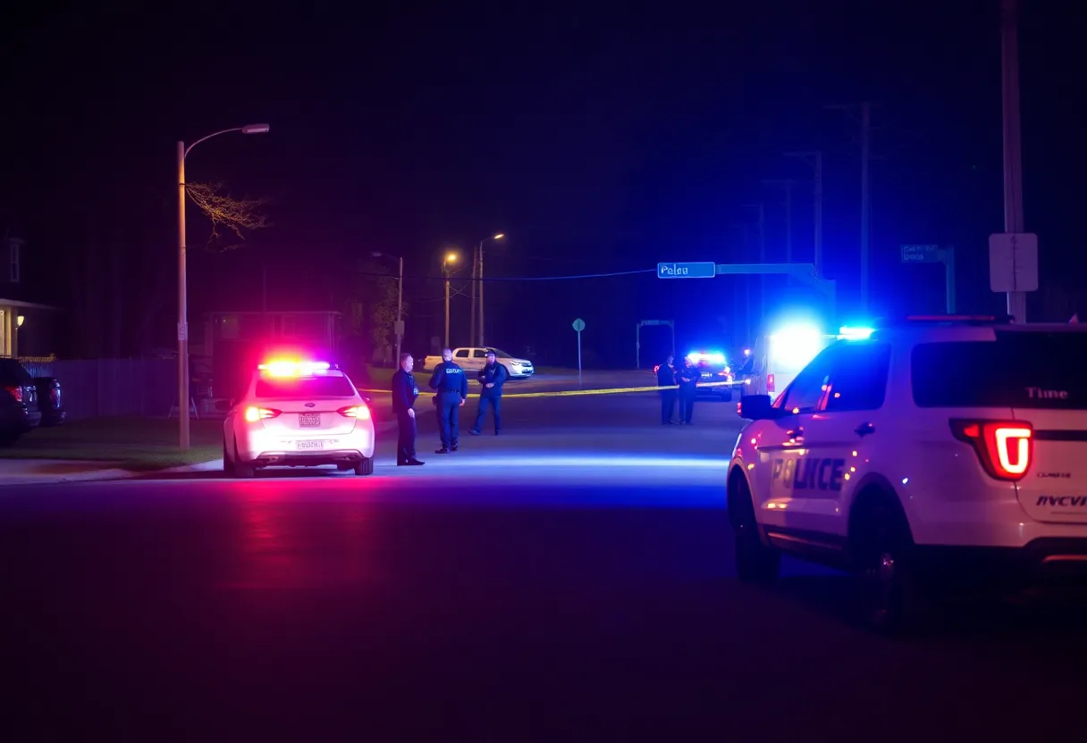 Scene of a homicide investigation in Wellford, SC