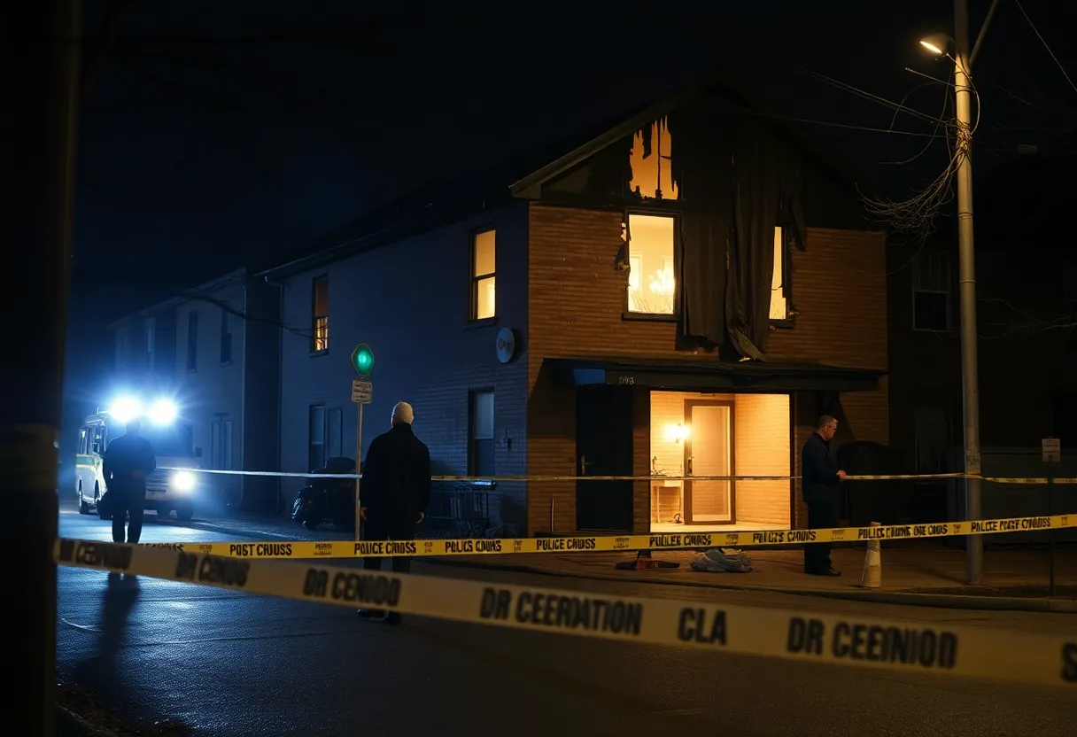 Police investigation at the site of the Yogurt Shop murders in Austin.