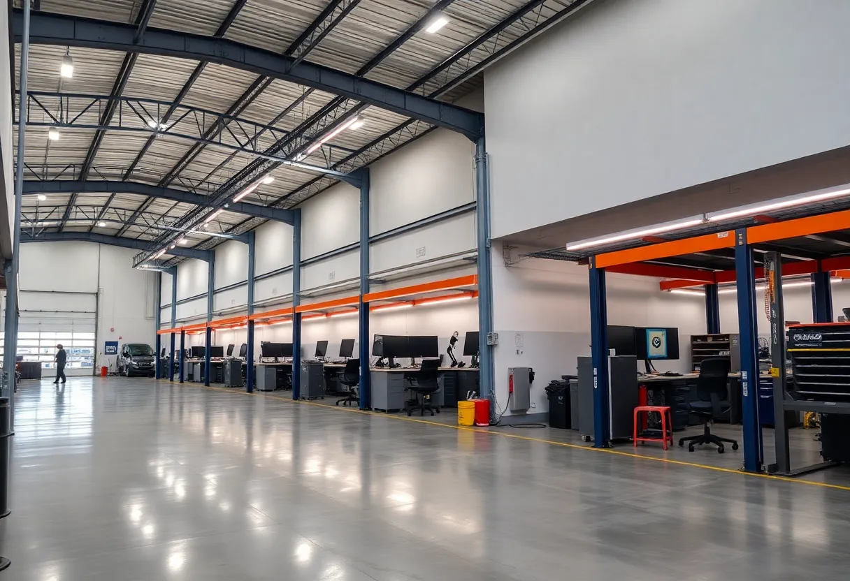 New Carolina Handling facility at Speedway Business & Technology Park