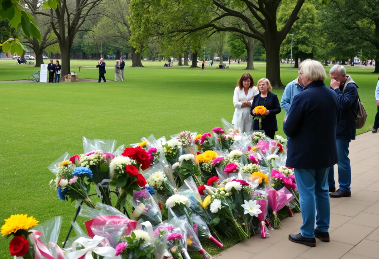 Community members gathered in remembrance of Porsha and Bobbie.