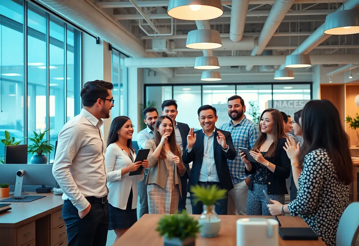 Celebration of marketing awards at Crawford Agency