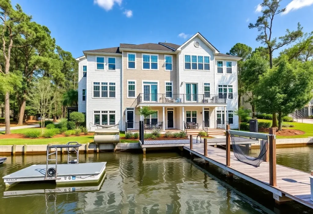 Luxury townhome community on James Island