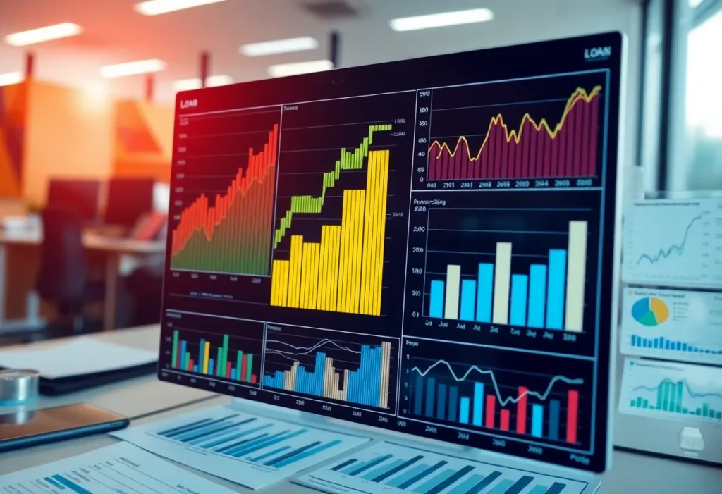 Overview of financial results showcasing loan growth and expenses