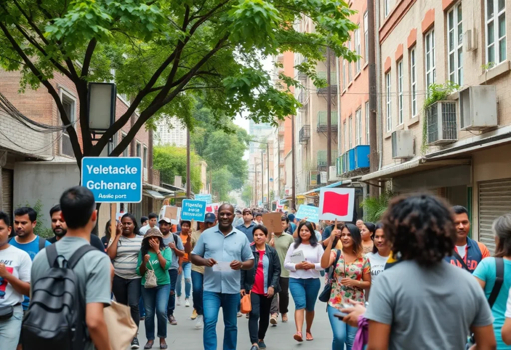 Community campaigning for Greenville City Council election