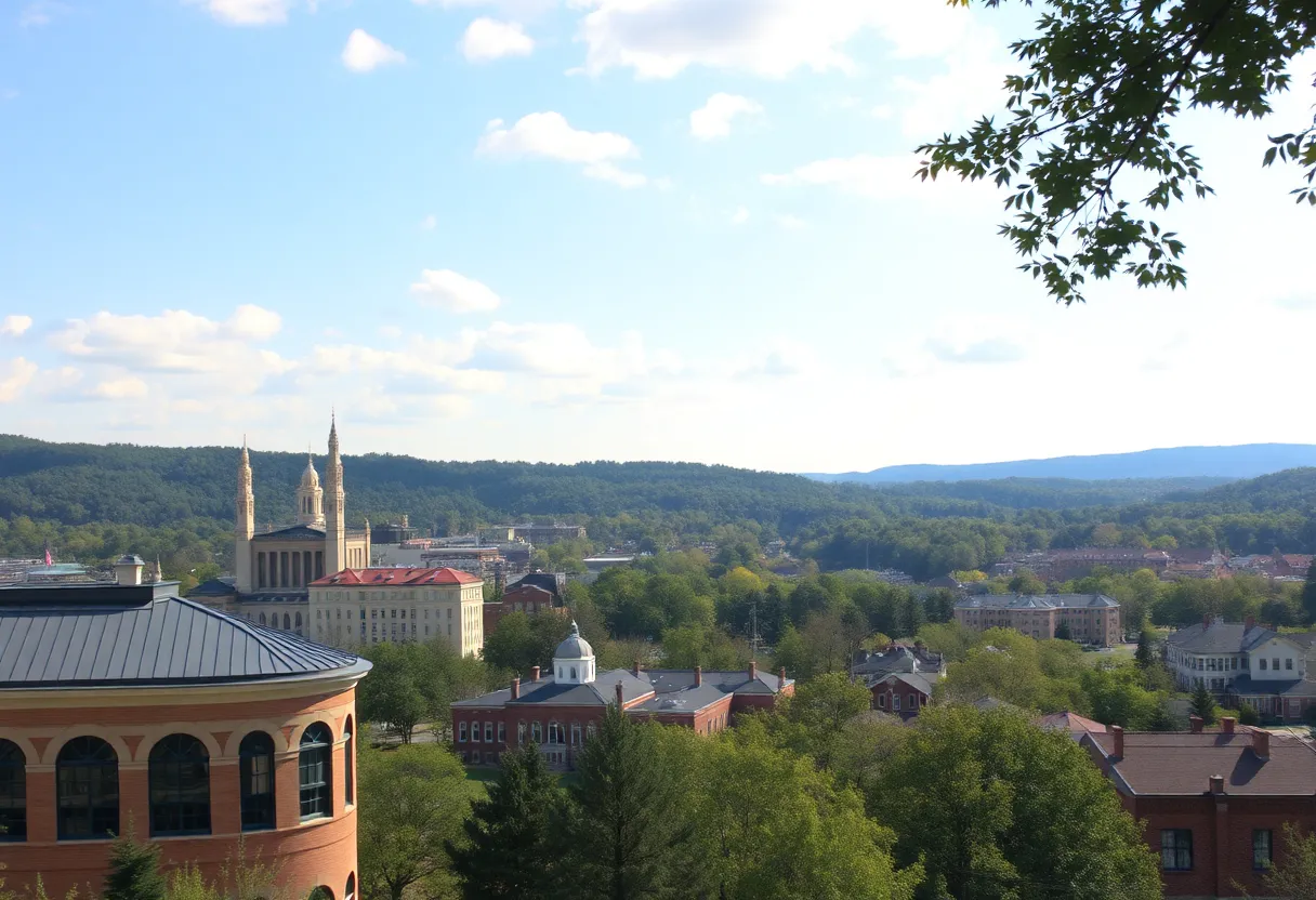 Scenic view of Greenville, South Carolina