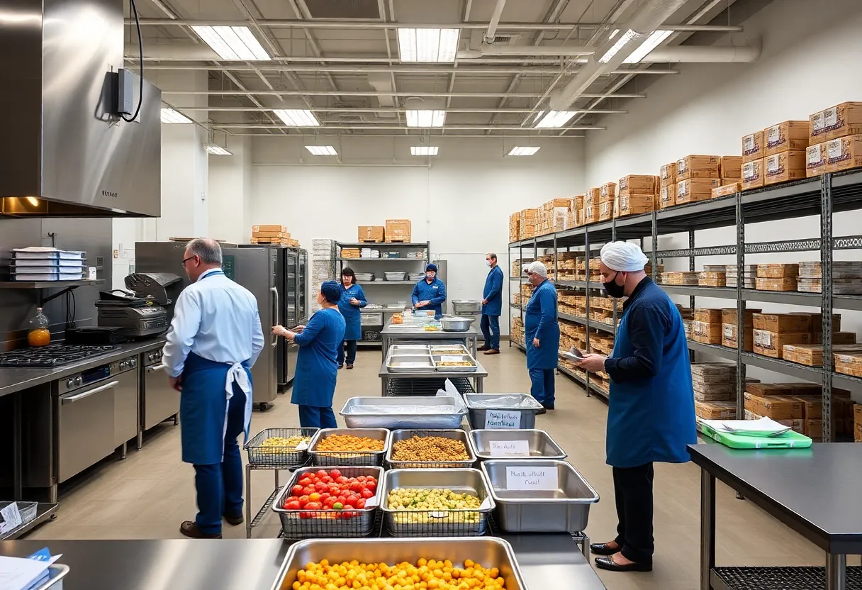 Exterior view of the new Meals on Wheels facility in Greenville