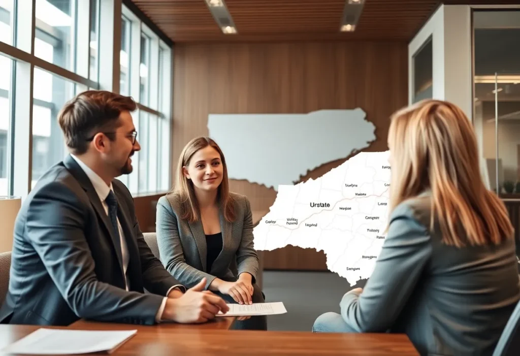 Team strategy meeting at SouthState Bank