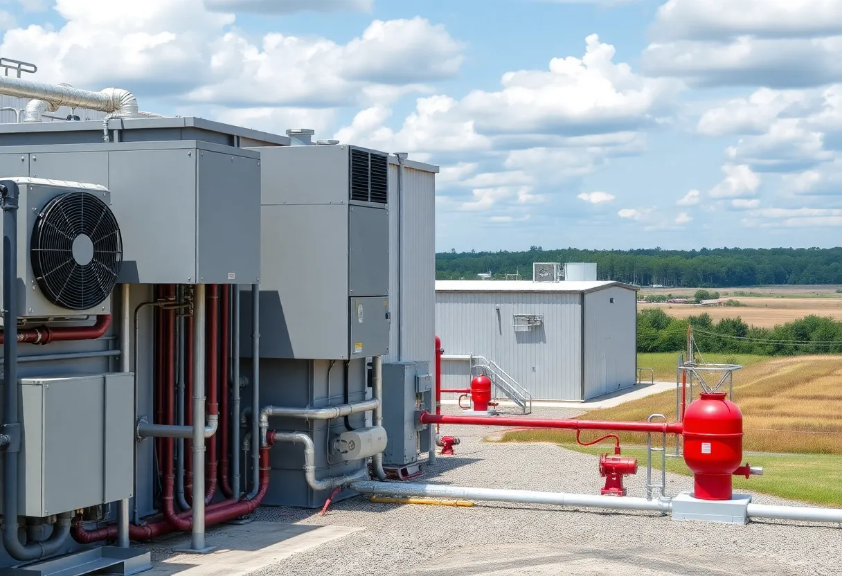Thomas Mechanical HVAC and fire protection services facility in Laurens, SC