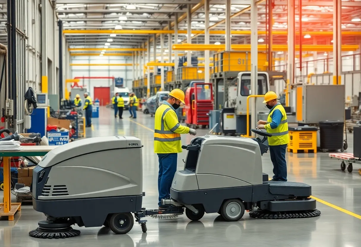 Manufacturing facility for TTI Floorcare in Anderson, SC.