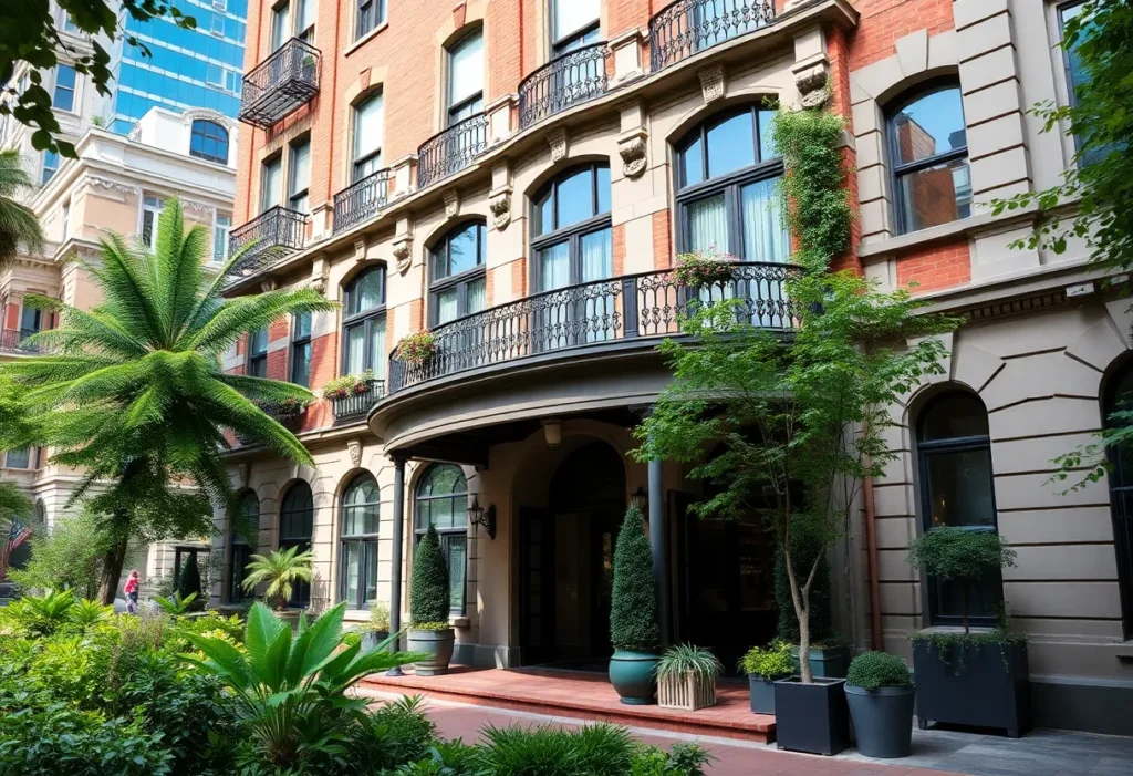 Exterior view of the historic Westin Poinsett Hotel in Greenville, SC