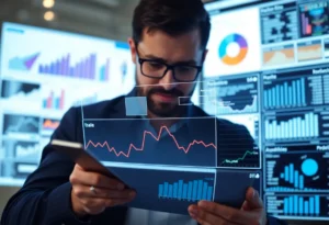 A digital marketer utilizing predictive analytics to enhance marketing strategies.