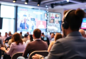 Illustration of real-time marketing with audience interaction