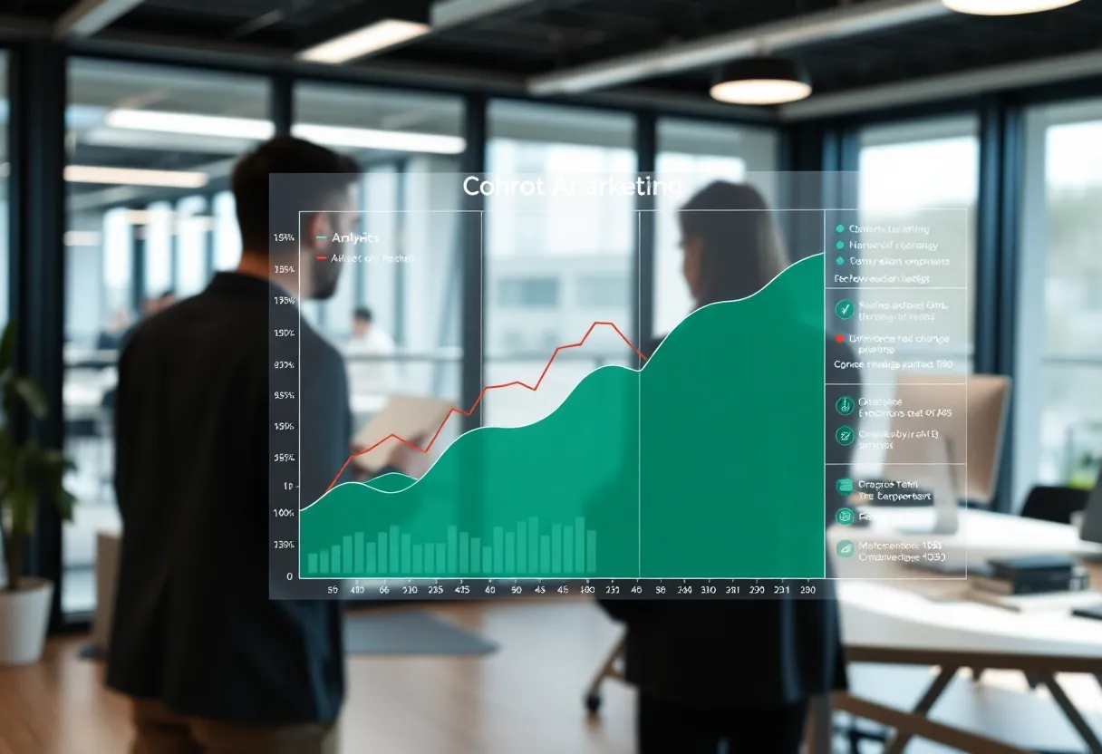 Illustration of cohort analysis for digital marketing strategies
