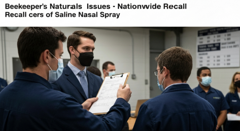 Beekeeper’s Naturals Issues Nationwide Recall of Saline Nasal Spray