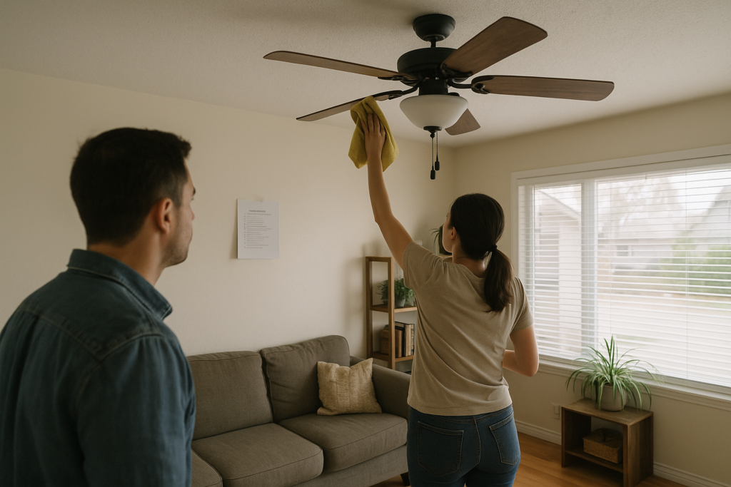 Ceiling Fan Direction and Cleaning Checklist for Summer Comfort in Greenville