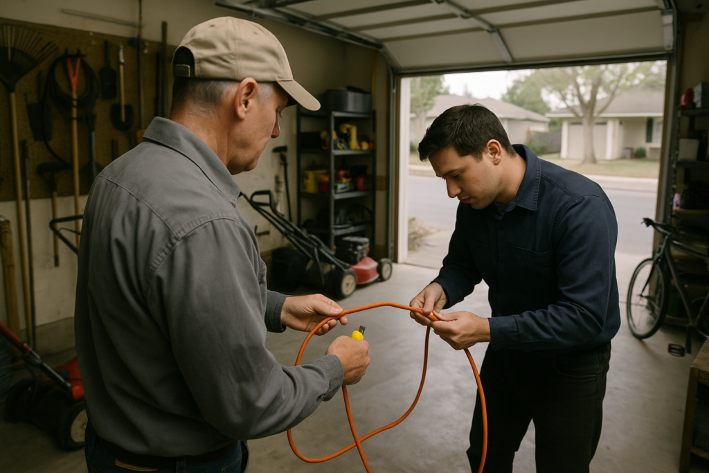 Extension Cord Safety Review for Garages in Greenville