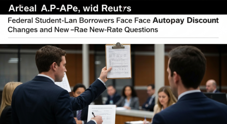 Federal Student-Loan Borrowers Face Autopay Discount Changes and New-Rate Questions