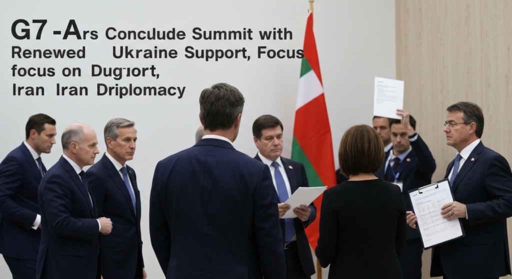 G7 Leaders Conclude Summit with Renewed Ukraine Support, Focus on Iran Diplomacy