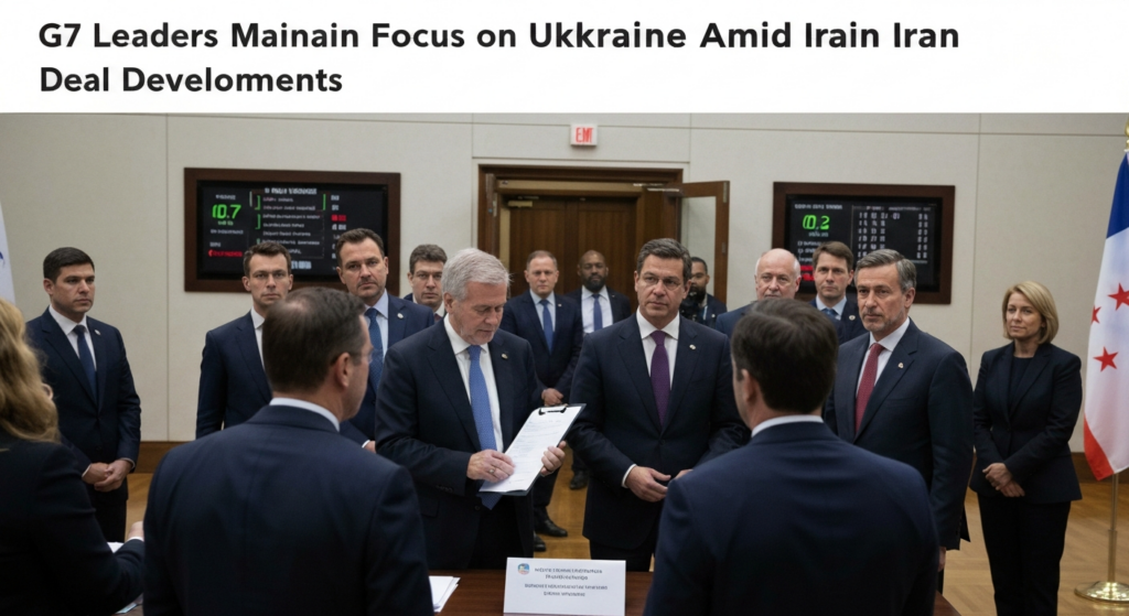 G7 Leaders Maintain Focus on Ukraine Amid Iran Deal Developments