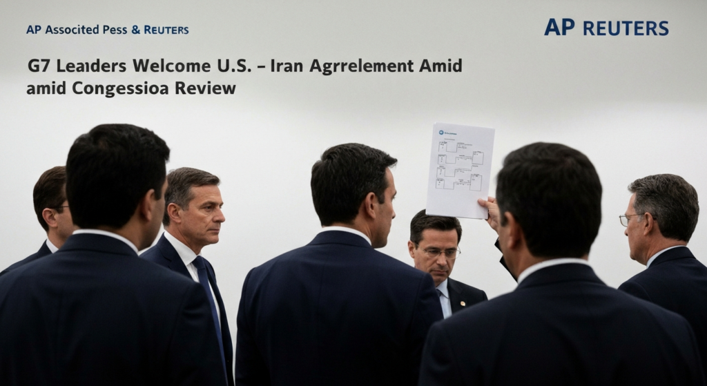 G7 Leaders Welcome U.S.-Iran Agreement Amid Congressional Review