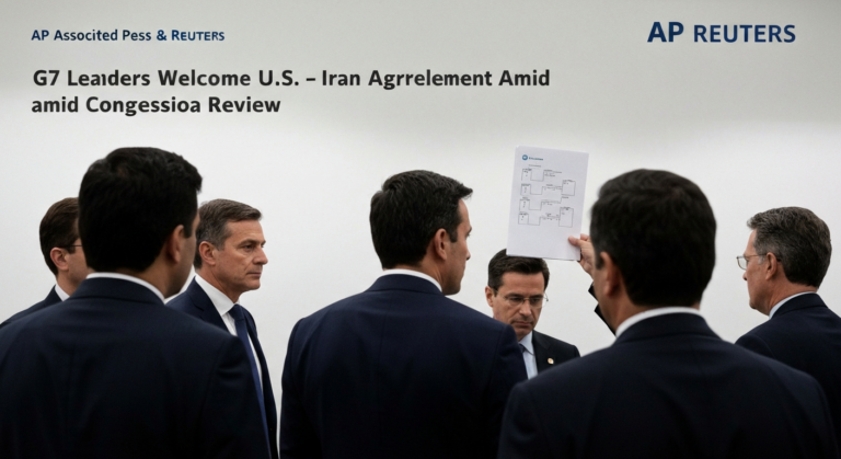 G7 Leaders Welcome U.S.-Iran Agreement Amid Congressional Review