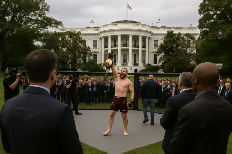Justin Gaethje Claims Lightweight Title in Upset at White House UFC Event