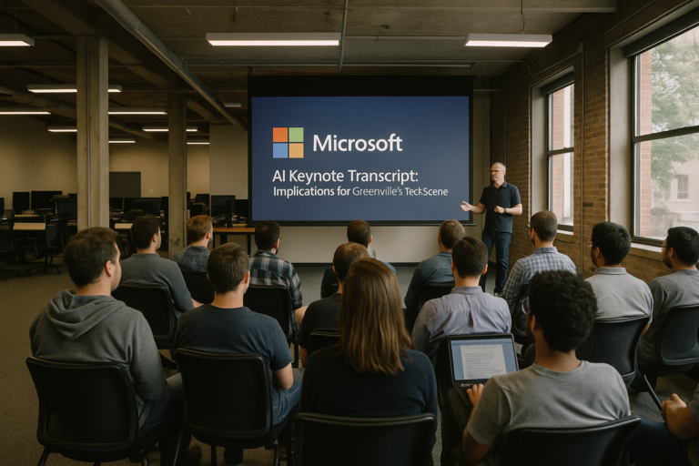 Microsoft Releases Build 2026 AI Keynote Transcript: Implications for Greenville’s Tech Scene