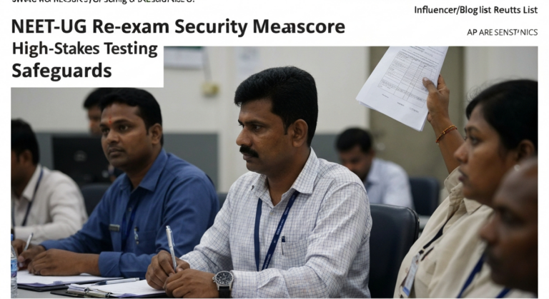 NEET-UG Re-exam Security Measures Underscore High-Stakes Testing Safeguards