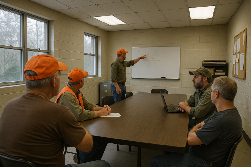 Planning for Hunter Safety Courses in Greenville