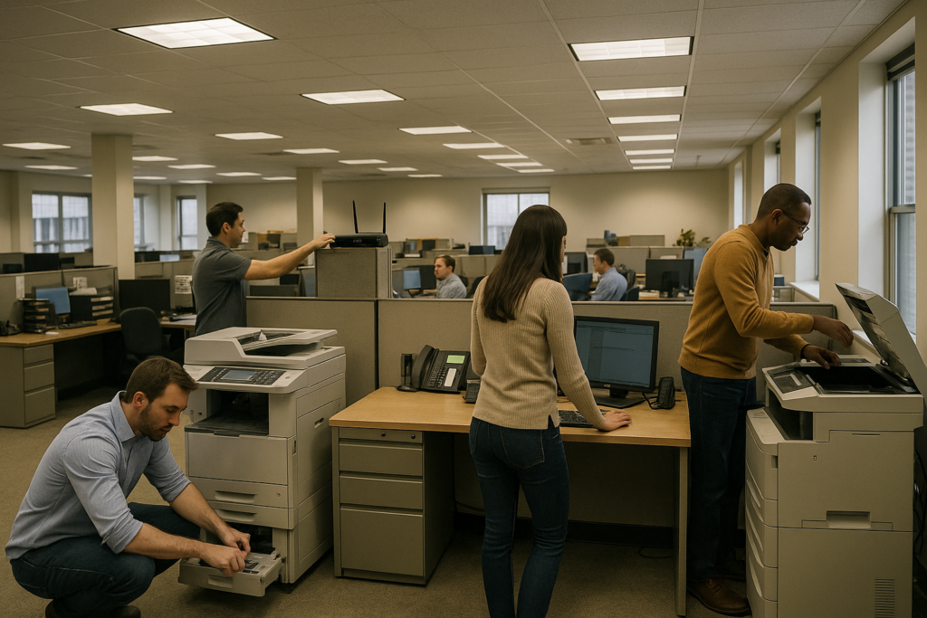 Printer and Router Update Day for Offices in Greenville