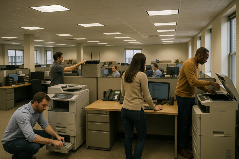 Printer and Router Update Day for Offices in Greenville