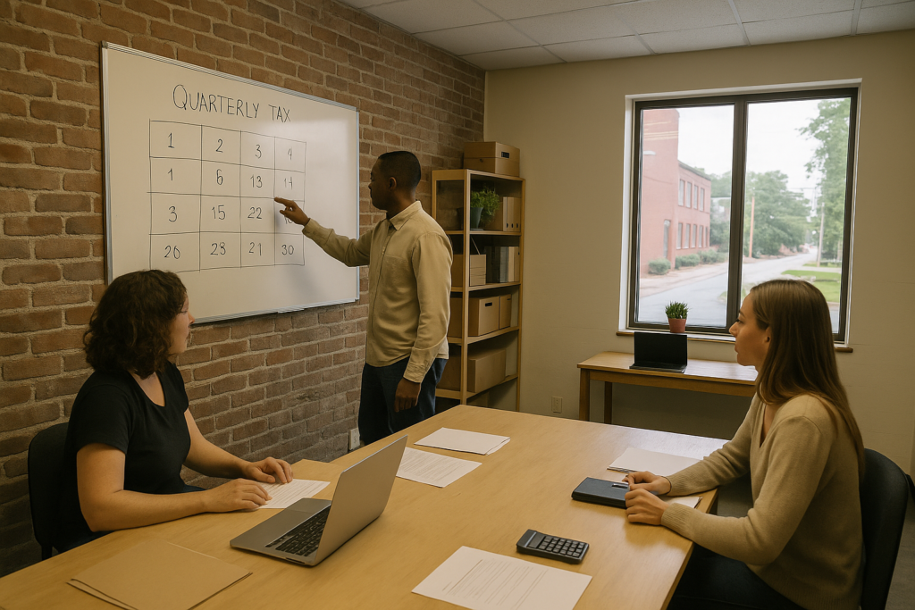 Quarterly Tax Calendar Setup for Small Businesses in Greenville
