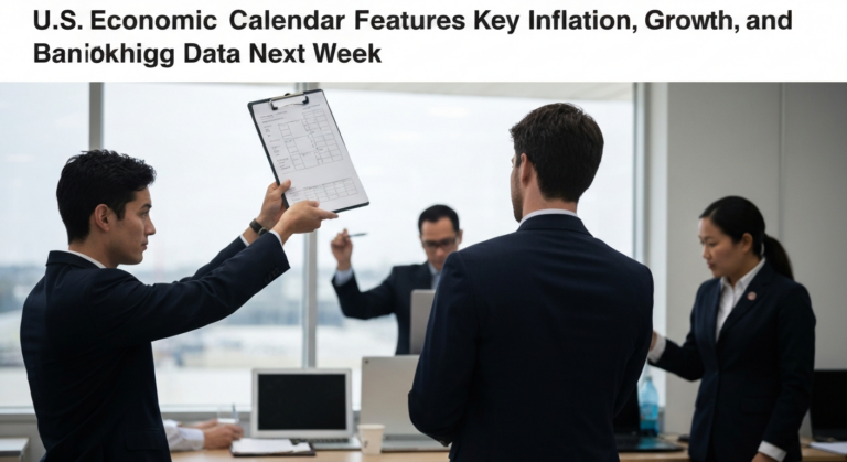 U.S. Economic Calendar Features Key Inflation, Growth, and Banking Data Next Week