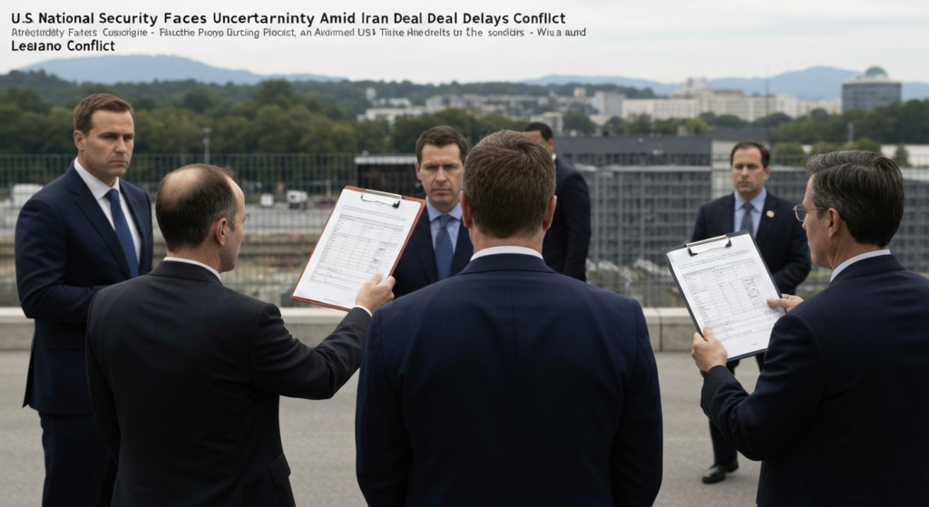 U.S. National Security Faces Uncertainty Amid Iran Deal Delays and Lebanon Conflict
